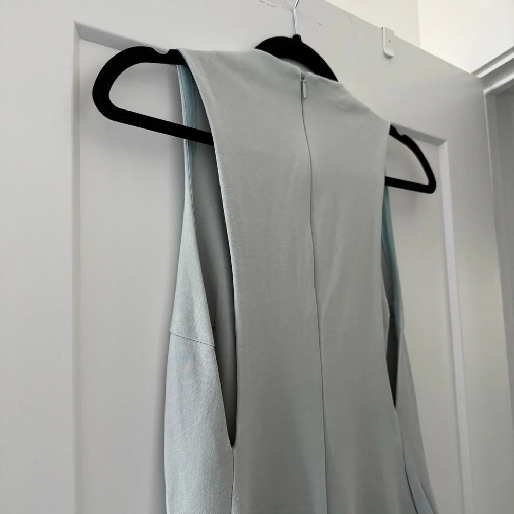 Aritzia Babaton green grey Matheson midi dress - size 8 - Picture 11 of 11